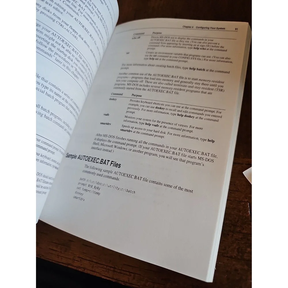 MS-DOS User's Guide Collectible Piece with COA